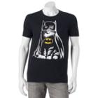 Men's Dc Comics Batman Cat Tee, Size: Large, Black