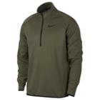 Men's Nike Quarter-zip Therma Top, Size: Medium, Green