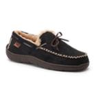Men's Dockers Rugged Boater Moccasin Slippers, Size: Large, Black