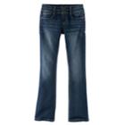 Girls 7-16 & Plus Size Mudd&reg; Double-button Skinny Bootcut Jeans, Size: 14, Blue Other