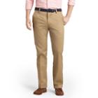 Men's Izod American Chino Slim-fit Wrinkle-free Pleated Pants, Size: 30x32, Beig/green (beig/khaki)
