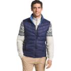 Men's Izod Advantage Sportflex Regular-fit Colorblock Performance Fleece Vest, Size: Xl, Dark Blue