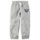 Toddler Boy Carter's Fleece Pants, Size: 3t, Light Grey