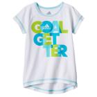 Girls 4-6x Adidas Super Star High-low Tee, Girl's, Size: 6x, White Oth
