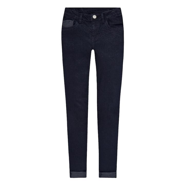 Girls 7-16 Levi's 710 Super Skinny Fit Embellished Jeans, Size: 8, Dark Blue