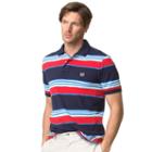 Big & Tall Chaps Classic-fit Striped Polo, Men's, Size: 6xb, Blue (navy)