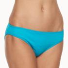 Women's Apt. 9&reg; Solid Hipster Bikini Bottoms, Size: Medium, Dark Green