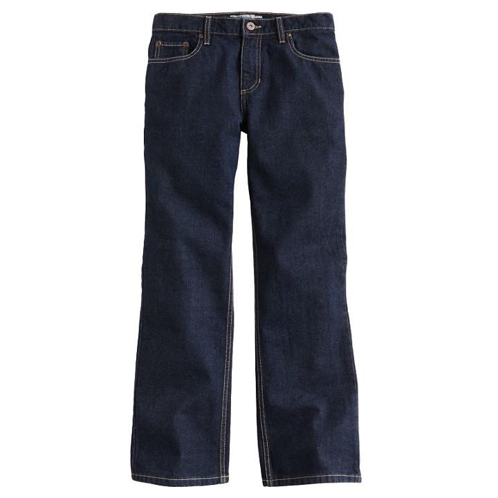 Boys 8-20 Urban Pipeline&reg; Classic Relaxed Straight Jeans, Boy's, Size: 12, Dark Blue
