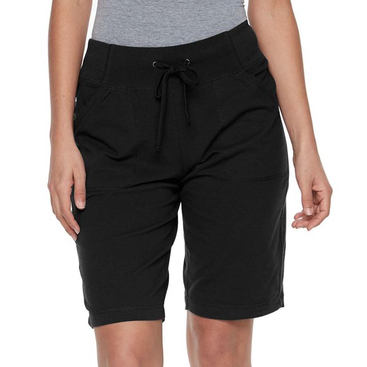 Women's Tek Gear&reg; Bermuda Shorts, Size: Xs, Black