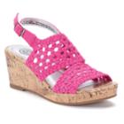 So&reg; Entertainer Girls' Wedge Sandals, Size: 1, Pink