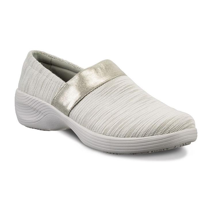 Skechers Relaxed Fit Gemma Space Trip Women's Slip-on Shoes, Size: 9.5, Light Grey