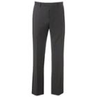 Marc Anthony Modern-fit Plaid Wool-blend Flat-front Gray Dress Pants - Men, Size: 40x32, Grey