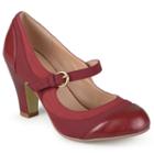 Journee Collection Siri Women's Mary Jane Heels, Girl's, Size: Medium (10), Red