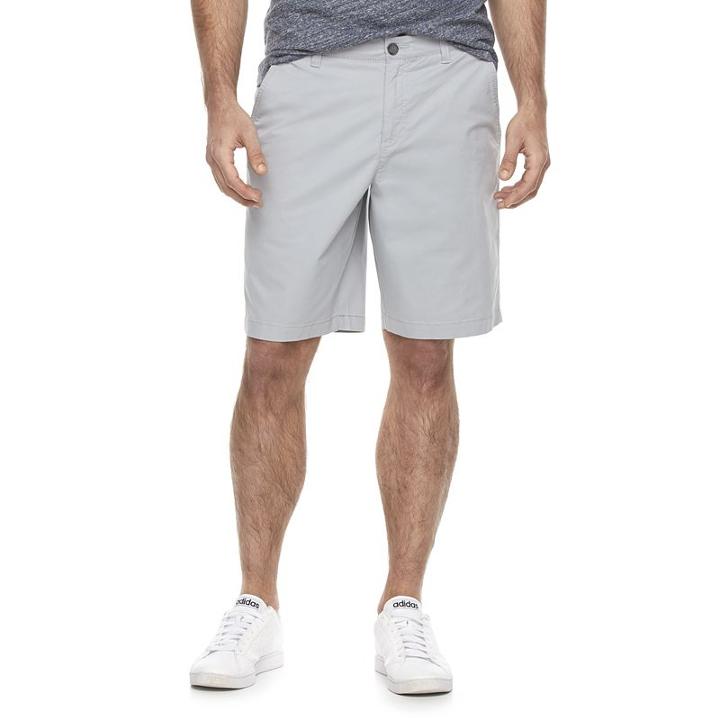 Men's Marc Anthony Slim-fit Stretch Flex-waistband Shorts, Size: 40, Grey