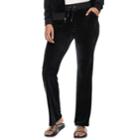 Women's Juicy Couture Velour Midrise Bootcut Pants, Size: L Long, Dark Grey
