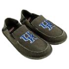 Men's Kentucky Wildcats Cazulle Canvas Loafers, Size: 12, Grey