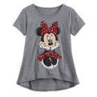 Disney's Minnie Mouse Girls 7-16 Glitter Sketch Graphic Tee, Size: Large, Med Grey