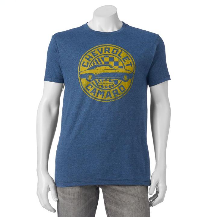 Men's Chevrolet Camaro Tee, Size: Small, Red Overfl