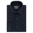 Men's Geoffrey Beene Slim-fit Stretch Flex Spread-collar Dress Shirt, Size: Xl-34/35, Blue