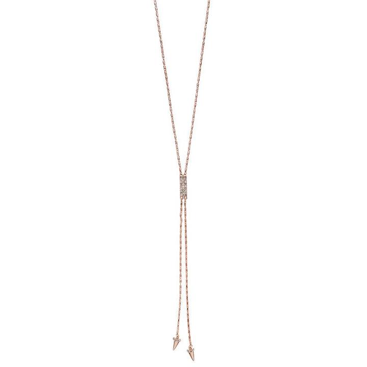 Jennifer Lopez Cone Y Necklace, Women's, Light Pink