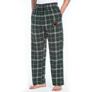 Men's Concepts Sport Minnesota Wild Huddle Lounge Pants, Size: Small, Green