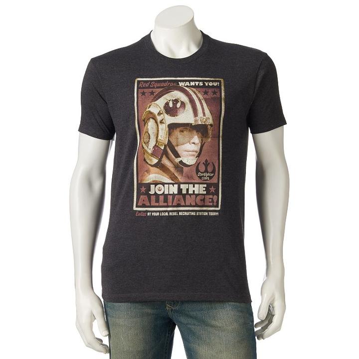 Men's Star Wars Luke Skywalker Tee, Size: Xxl, Grey (charcoal)