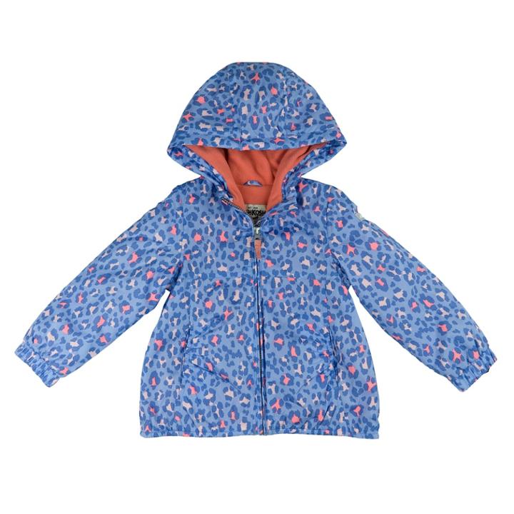 Girls 4-8 Oshkosh B'gosh&reg; Midweight Fleece-lined Printed Jacket, Size: 6x, Leopard
