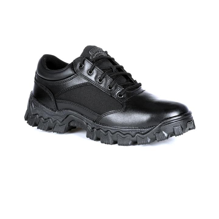 Rocky Alphaforce Men's Oxford Water-resistant Utility Shoes, Size: 9.5 Wide, Black