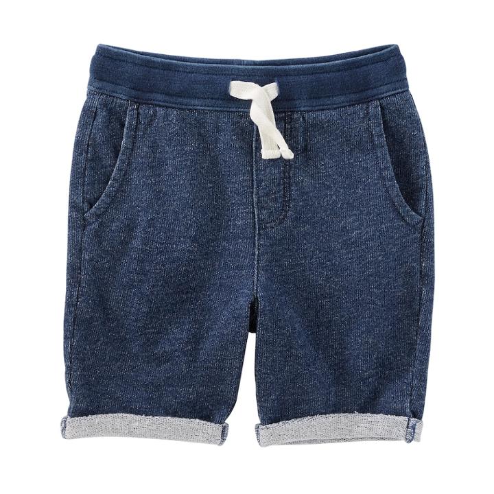 Boys 4-12 Oshkosh B'gosh&reg; Rolled French Terry Shorts, Size: 7, Blue
