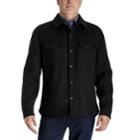 Men's Towne By London Fog Regular-fit Wool-blend Fleece Shirt Jacket, Size: Xl, Oxford