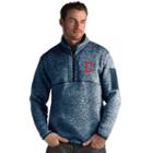 Men's Antigua Cleveland Indians Fortune Pullover, Size: Xxl, Blue (navy)