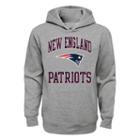Boys 4-7 New England Patriots Fleece Hoodie, Boy's, Size: M(5/6), Grey