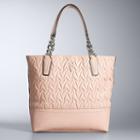 Simply Vera Vera Wang Catherine Tote, Women's, Med Pink