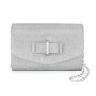 Gunne Sax By Jessica Mcclintock Alexis Glitter Clutch, Women's, Grey Other
