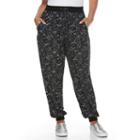 Plus Size French Laundry Printed Jogger Pants, Women's, Size: 2xl, Oxford