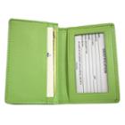Royce Leather Deluxe Card Holder, Adult Unisex, Green