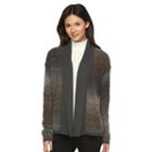 Women's Woolrich Roundtrip Boucle Open-front Cardigan, Size: Xxl, Med Grey