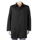 Men's Chaps Packable Travel Rain Coat, Size: Medium, Black