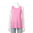 Women's Sonoma Goods For Life&trade; Solid Tank, Size: Xl, Dark Pink