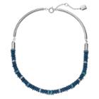 Chaps Beaded Collar Necklace, Women's, Turq/aqua