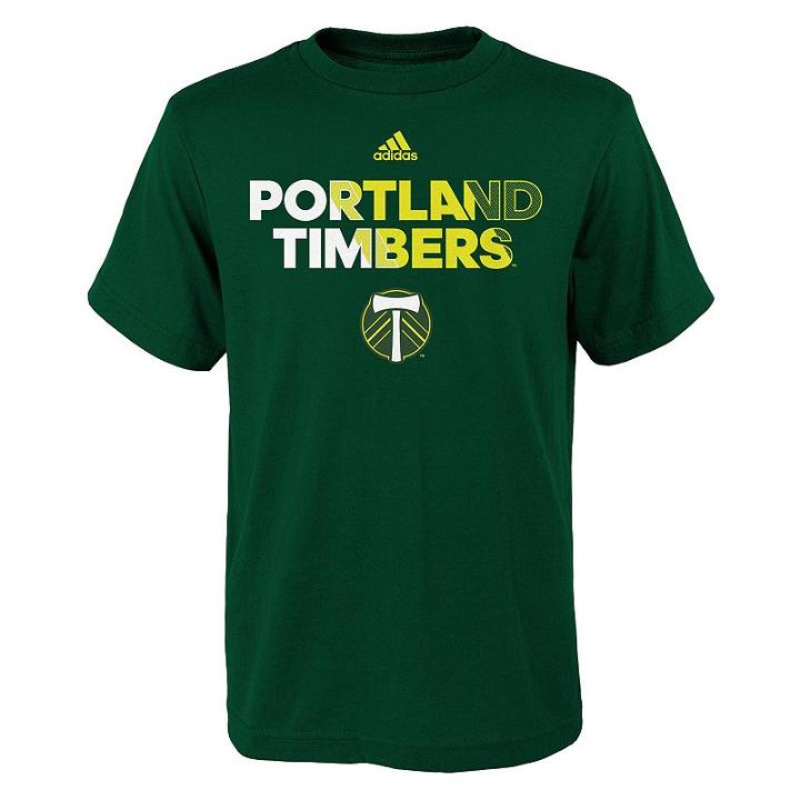 Boys 8-20 Adidas Portland Timbers Striker Tee, Boy's, Size: L(14/16), Ovrfl Oth