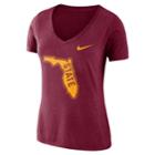 Women's Nike Florida State Seminoles Vault Tee, Size: Small, Red