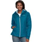 Women's Columbia Copper Crest Hooded Quilted Jacket, Size: Xl, Light Blue