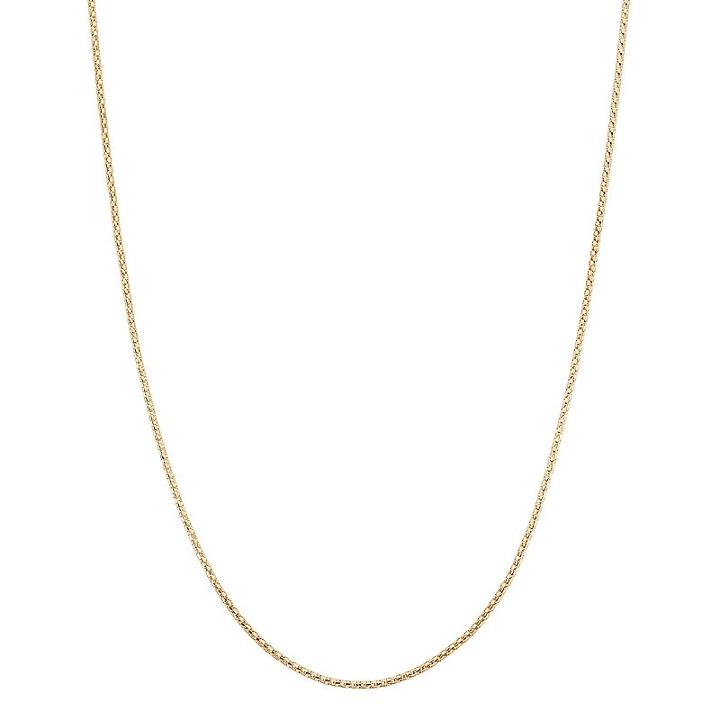 10k Gold Adjustable Snake Chain Necklace, Women's, Size: 16, Yellow
