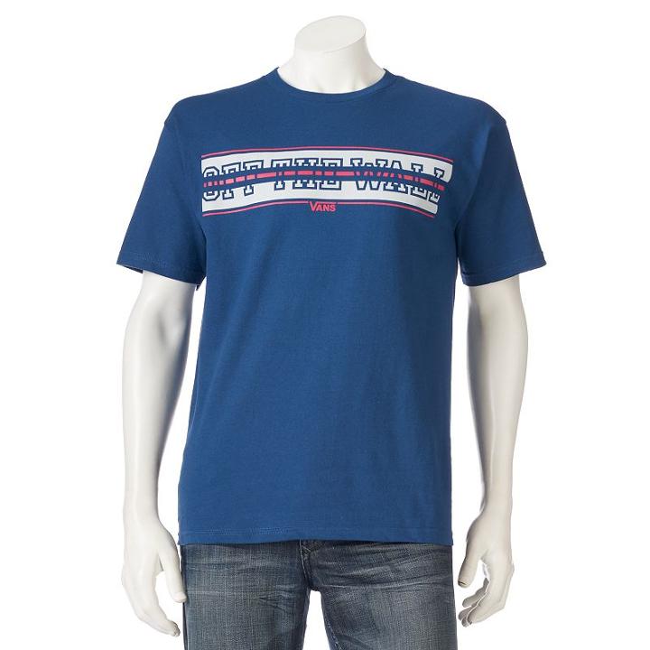 Men's Vans Slivered Tee, Size: Xxl, Dark Blue