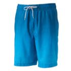 Big & Tall Sonoma Goods For Life&trade; Ombre Eclipse Swim Trunks, Men's, Size: Xl Tall, Blue (navy)
