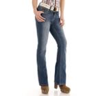 Juniors' Wallflower Faded Luscious Curvy Bootcut Jeans, Girl's, Size: 3, Brt Yellow