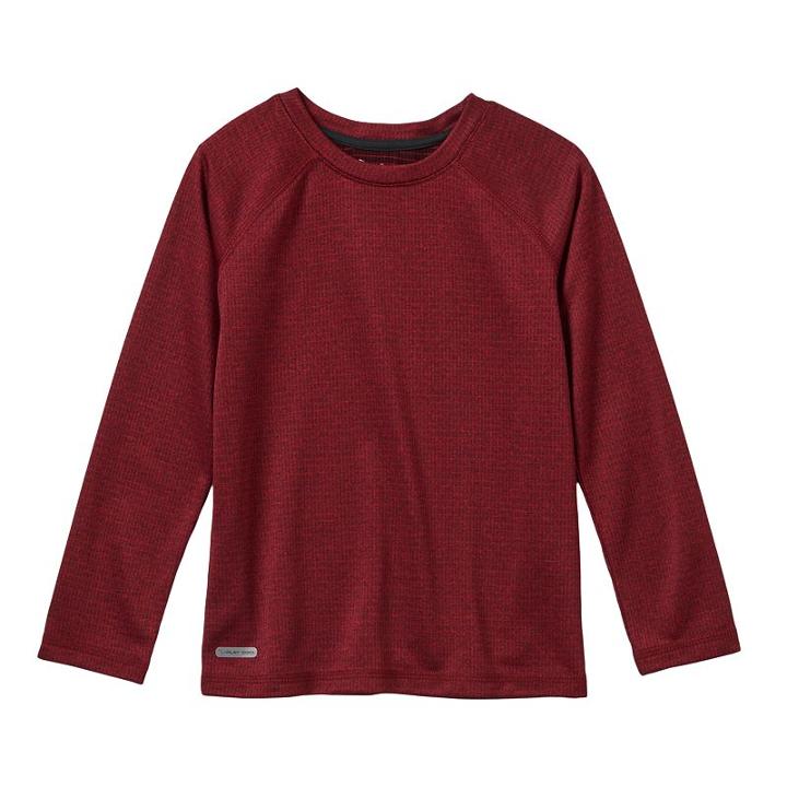 Boys 4-10 Jumping Beans&reg; Two-tone Thermal Active Tee, Boy's, Size: 4, Med Red