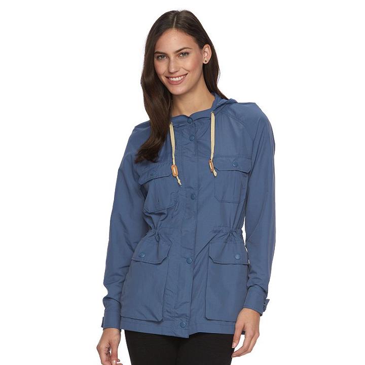 Women's Woolrich Lightweight Parka, Size: Small, Blue (navy)