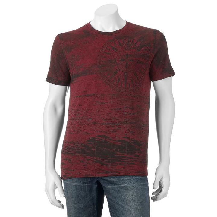 Men's Apt. 9 World Traveler Tee, Size: Large, Dark Red